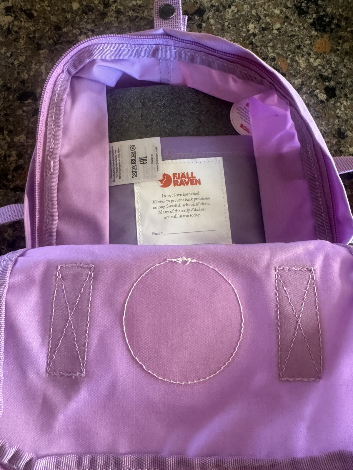Fjallraven Kanken Mini Backpack Lavender Purple