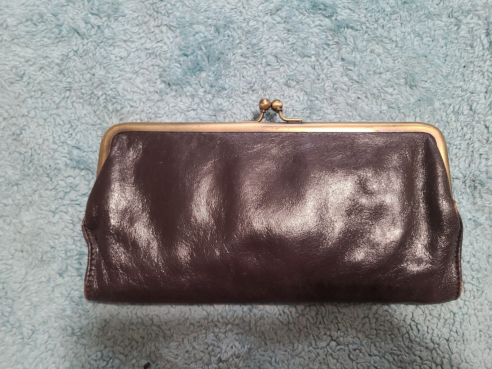 Latico Leather Full-Grain Clutch – Zip + Kiss Lock + Magnetics – 4 Pocket + 10