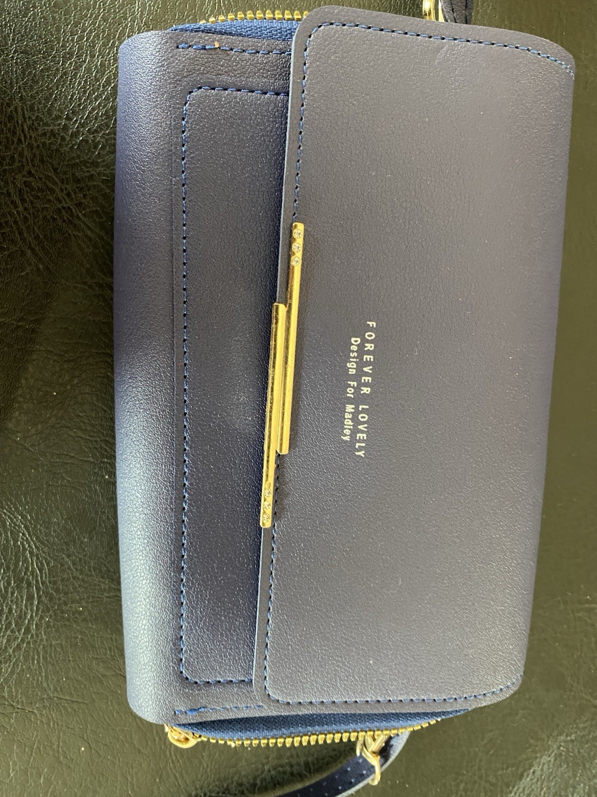 Dark Blue Forever Lovely Design For Madley Small Crossbody With Detachable Strap