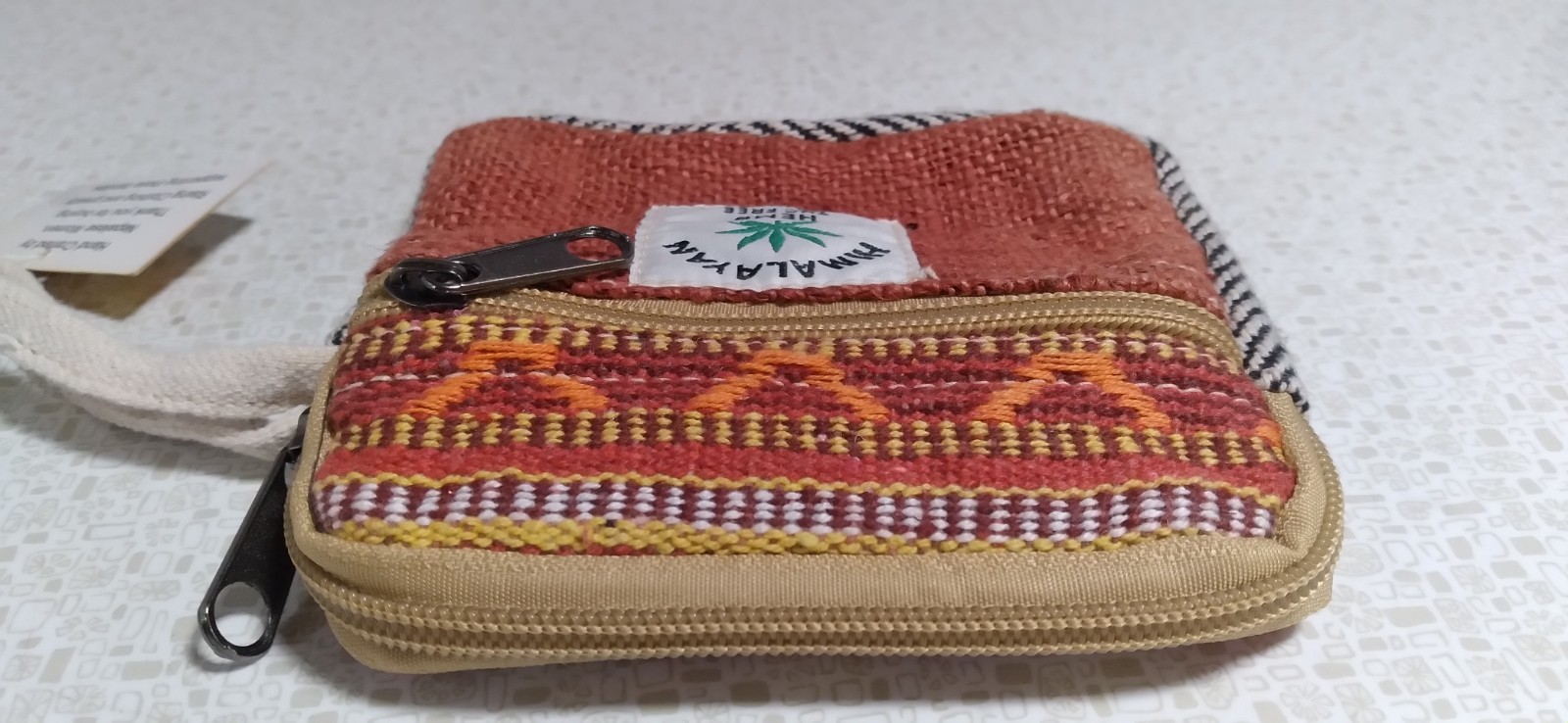 Himalayan Hemp HANDCRAFTED Made In Nepal Coin Purse, Rising International