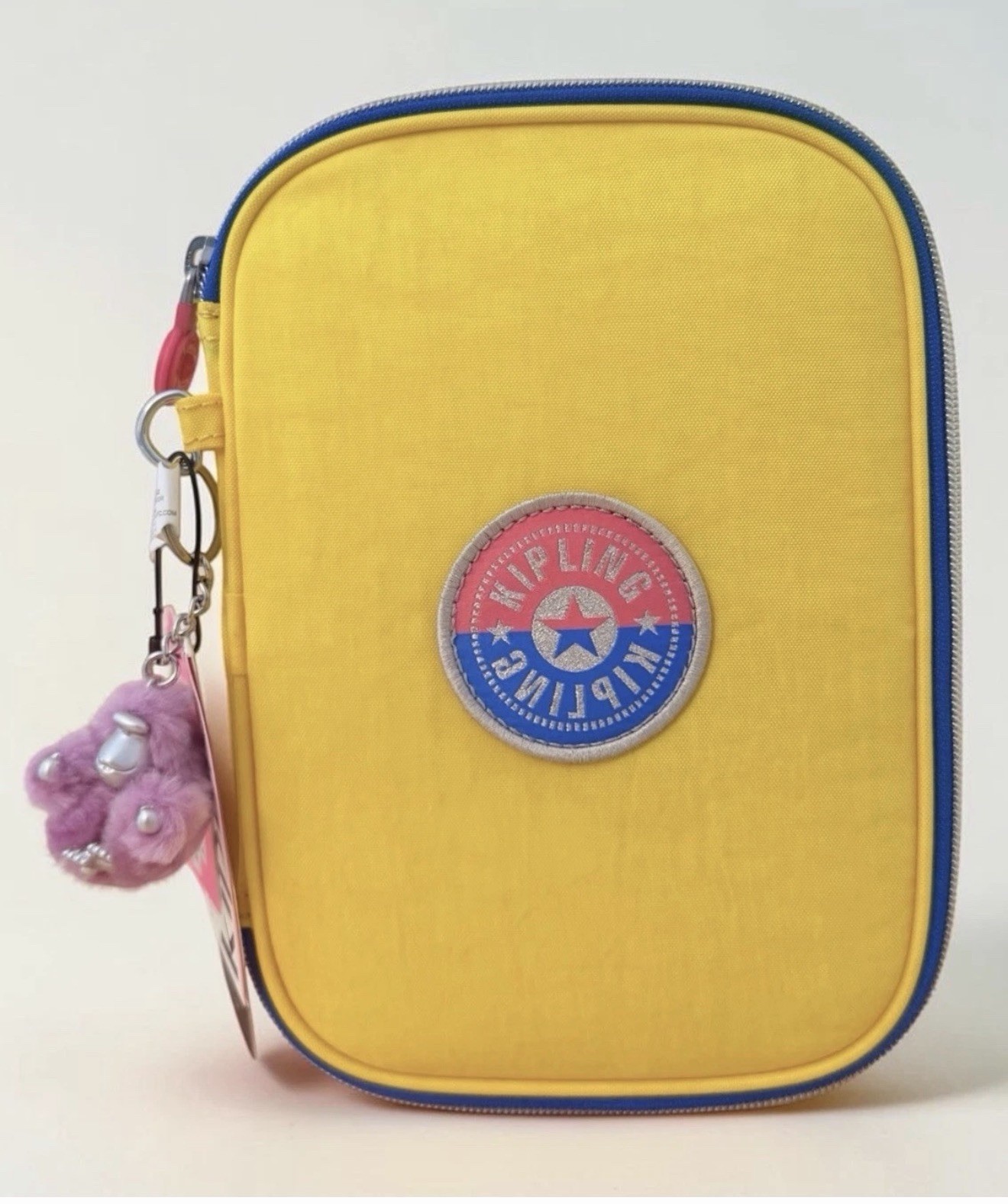 Kipling Seoul Large 15″ Laptop Backpack & 100 Pens Case Yellow Party