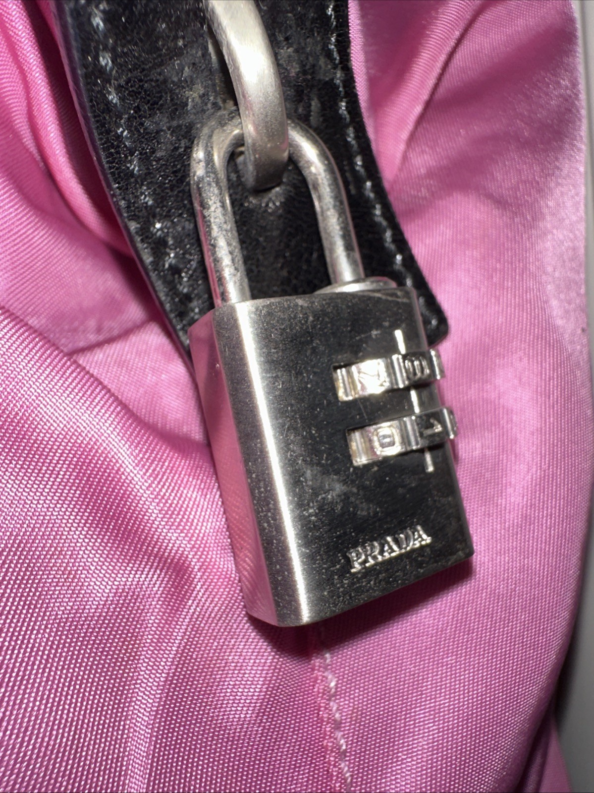 Prada Side Pocket Convertible Duffle Bag Tessuto BEGONIA Pink Nylon Handbag