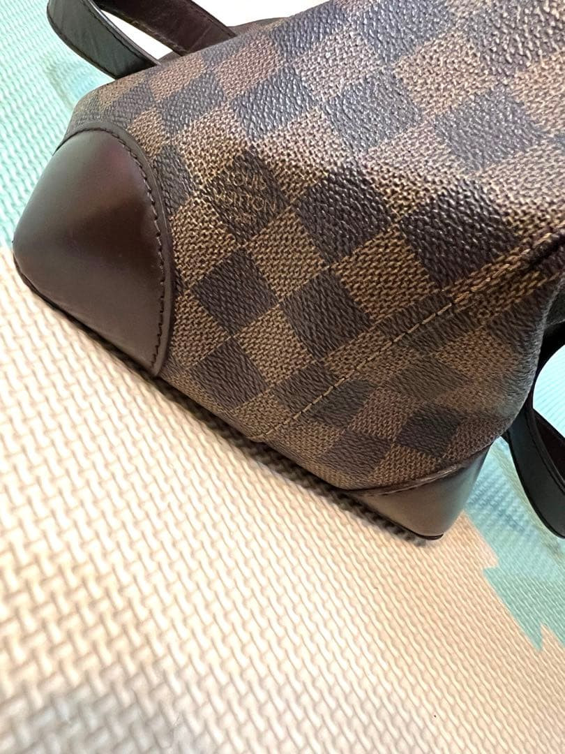 Louis Vuitton Damier Ebene Hampstead MM N51204 Tote Bag Used Item From Japan F/S