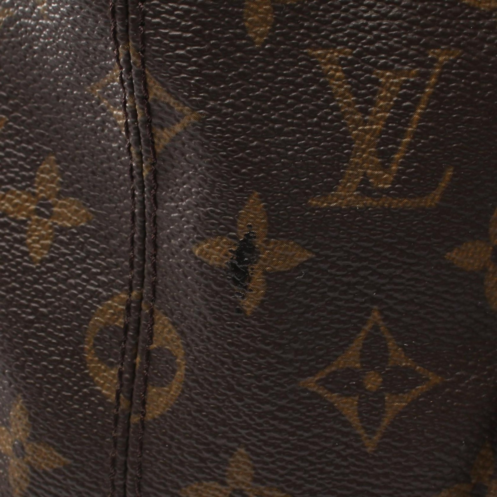 Louis Vuitton Irene M47927 Leather Canvas Bag Brown
