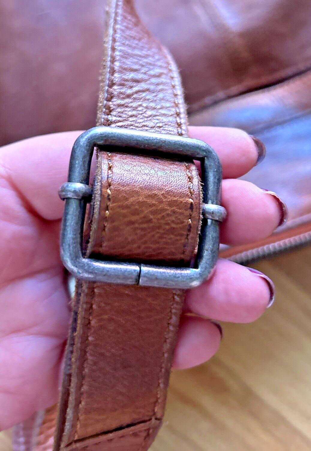 Vilenca Holland Woven Brown Supple Leather Crossbody Bag Anthropologie