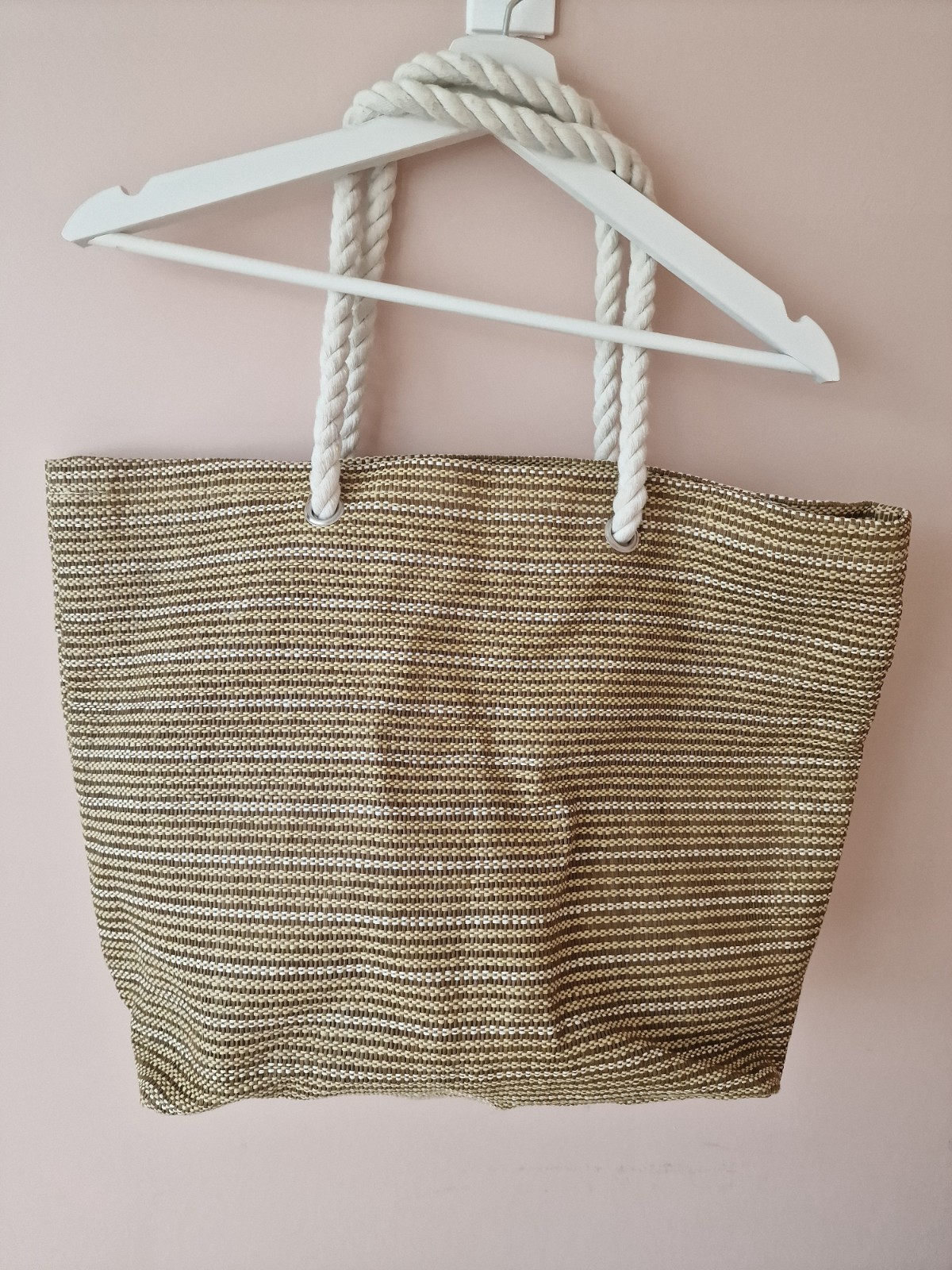Beach Bag with Rope Handles