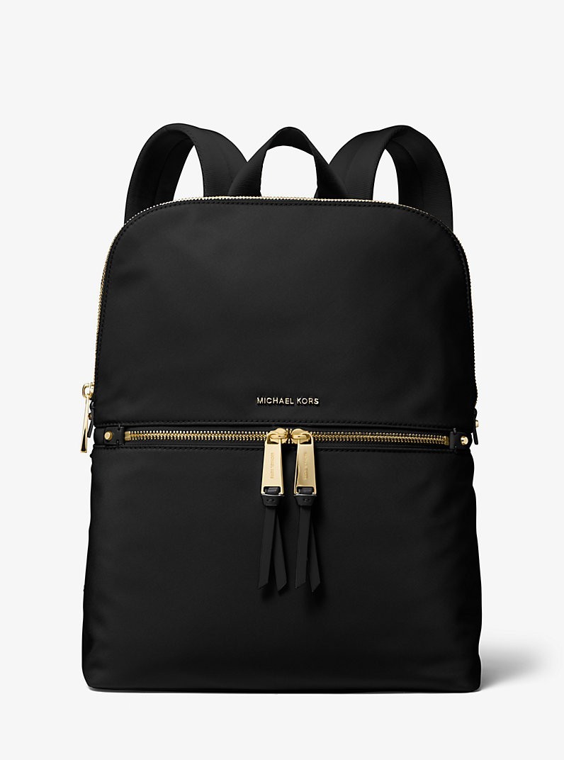 Michael Kors POLLY Medium Slim Nylon Backpack – BLACK – # 30S9GP5B8C MSRP-$178!!