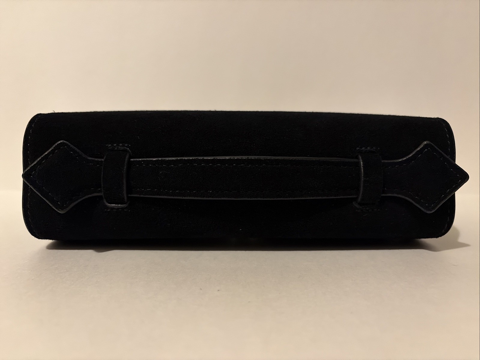 SAVETTE Symmetry Pochette Suede Black