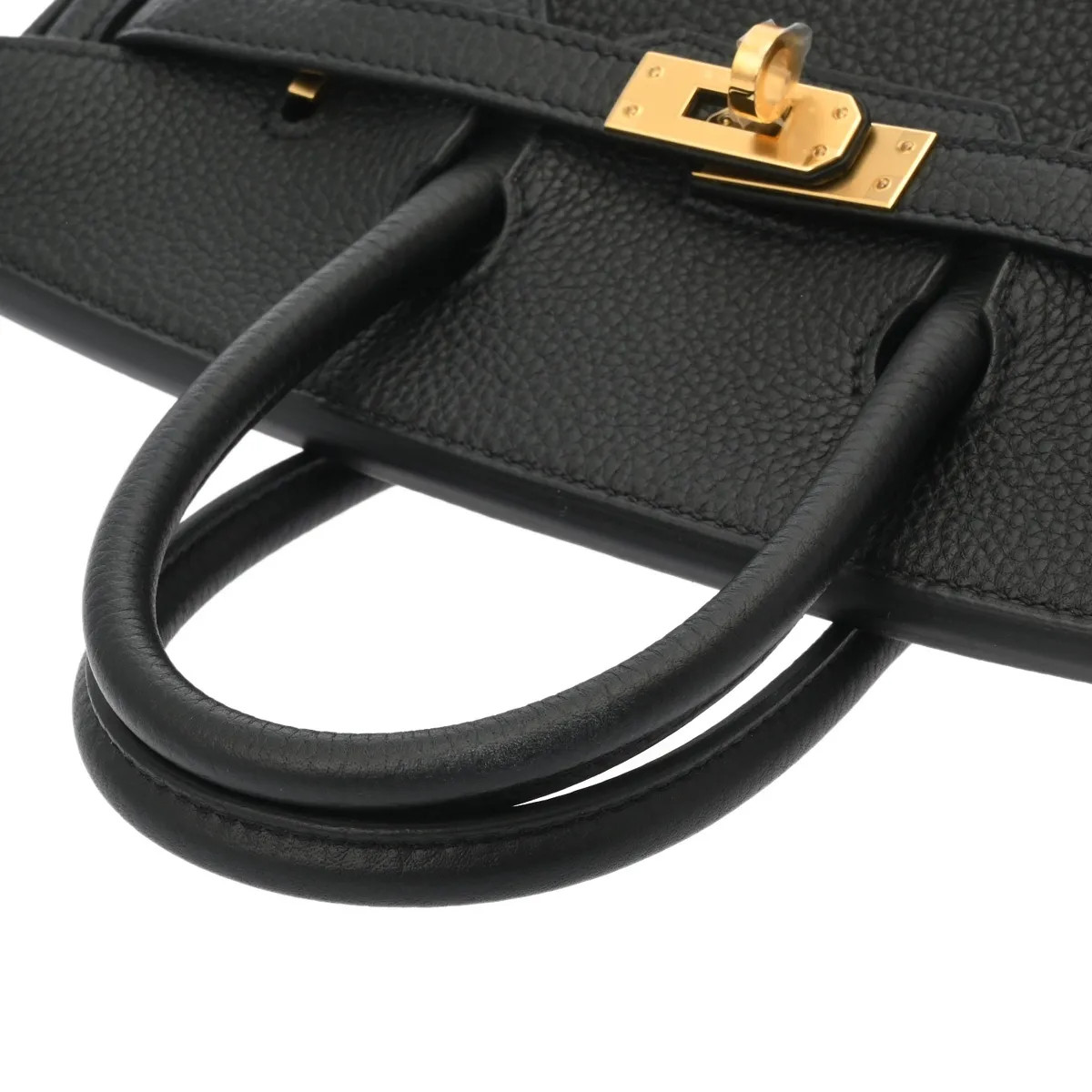 Hermes Birkin 25 Handbag Togo Leather Gray #WB5533