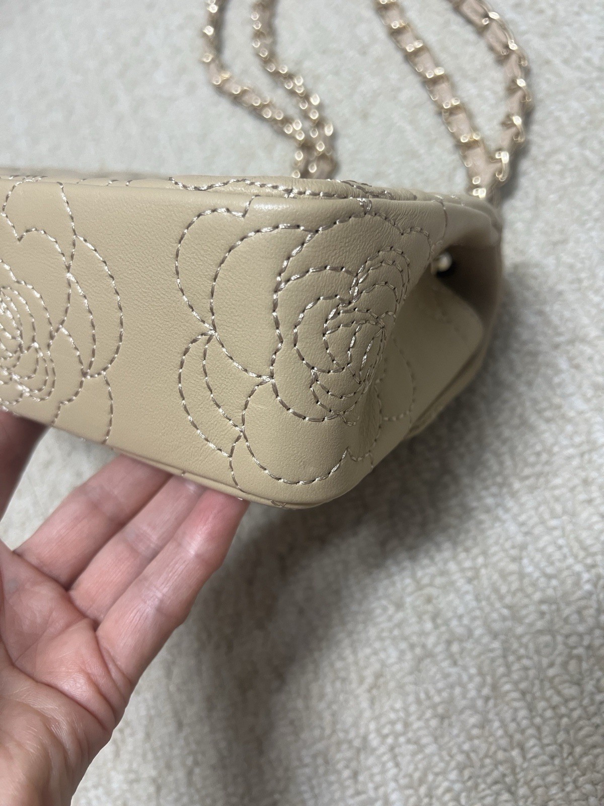 Tiffany & Fred Paris Smooth Leather Crossbody Women’s Tan
