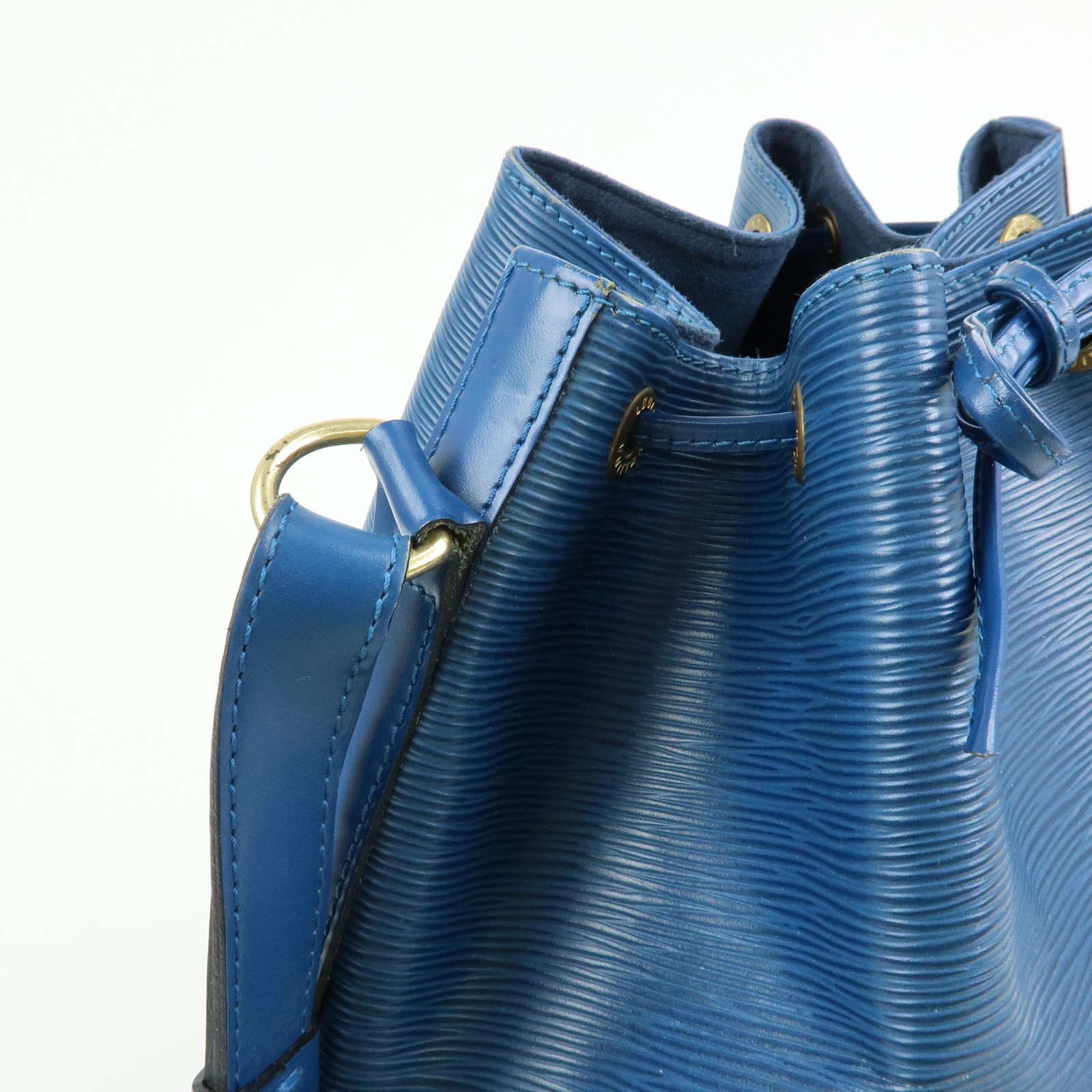 Louis Vuitton Epi Noe Leather Shoulder Bag Toledo Blue M44005 Authentic Used F/S