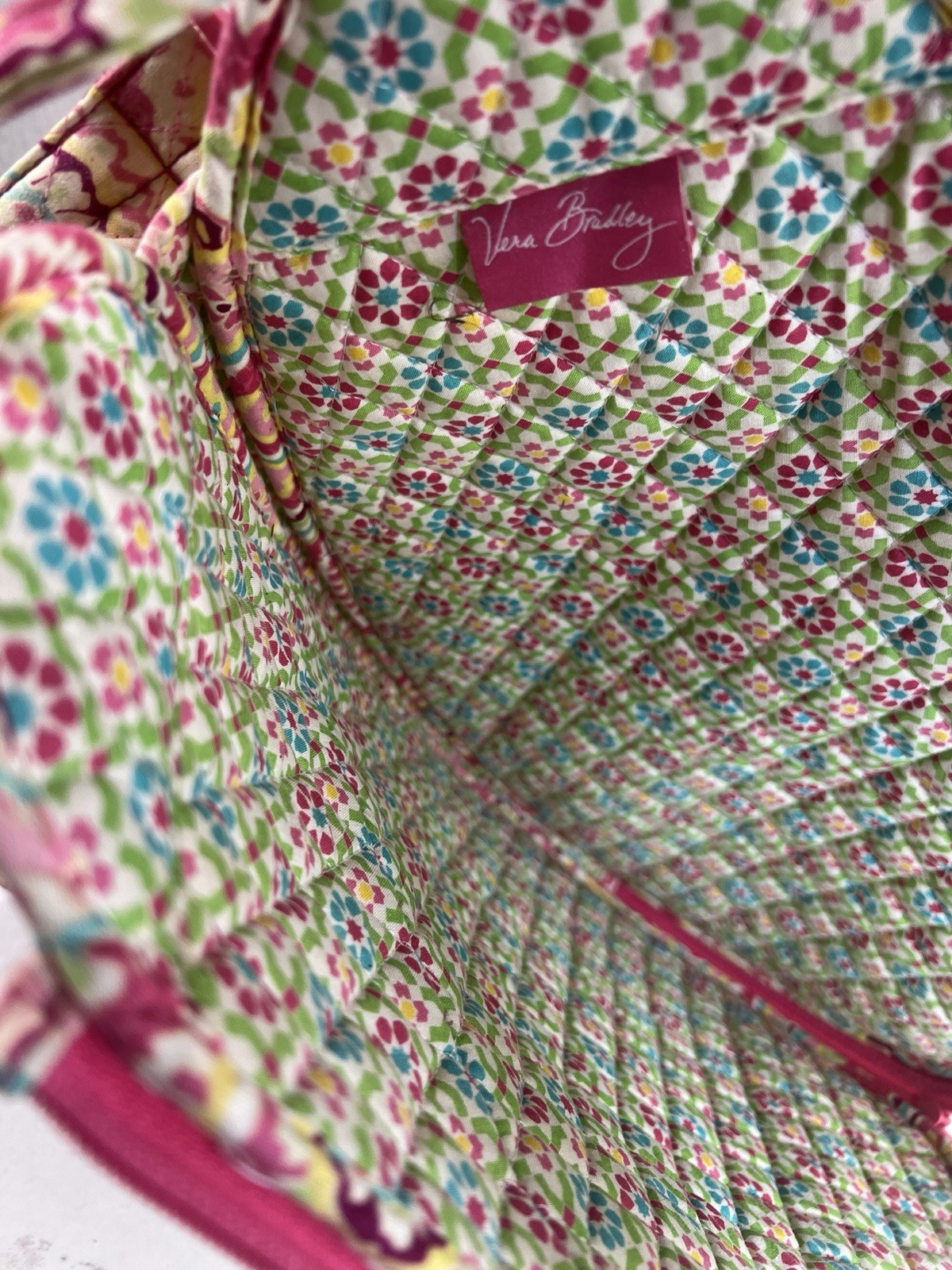 Vera Bradley Capri Melon Tennis Bag with Adjustable Strap