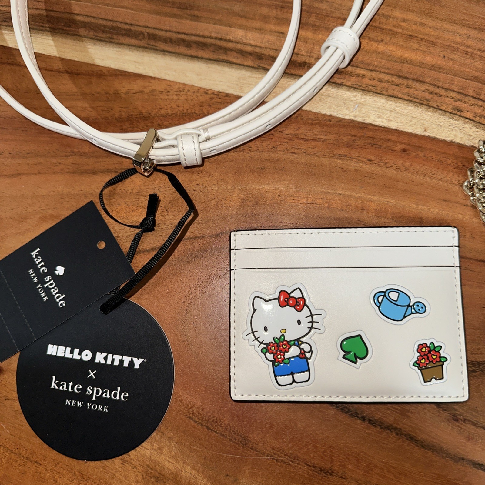 Kate Spade X Hello Kitty Holiday Bundle Large 3d bag & 3D crossbody & Slim Card