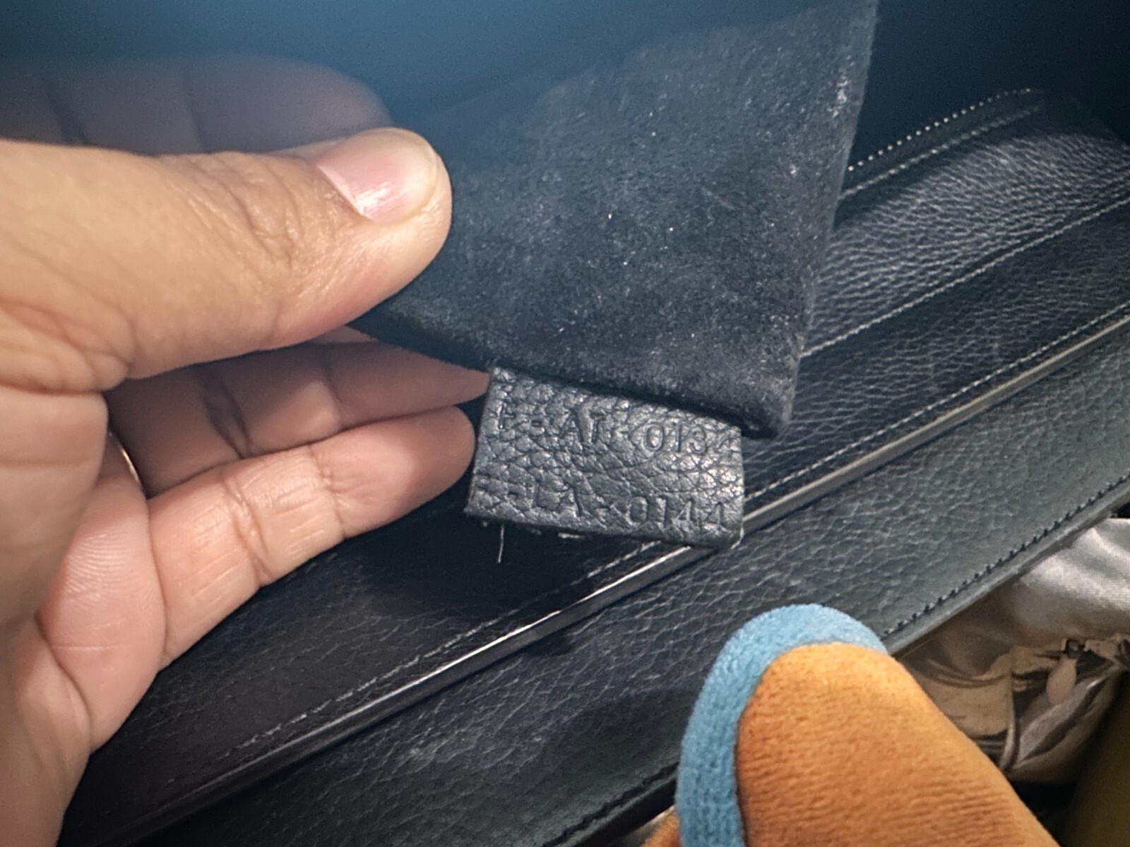 Celine Luggage Suede Interior Tote Micro Black Leather
