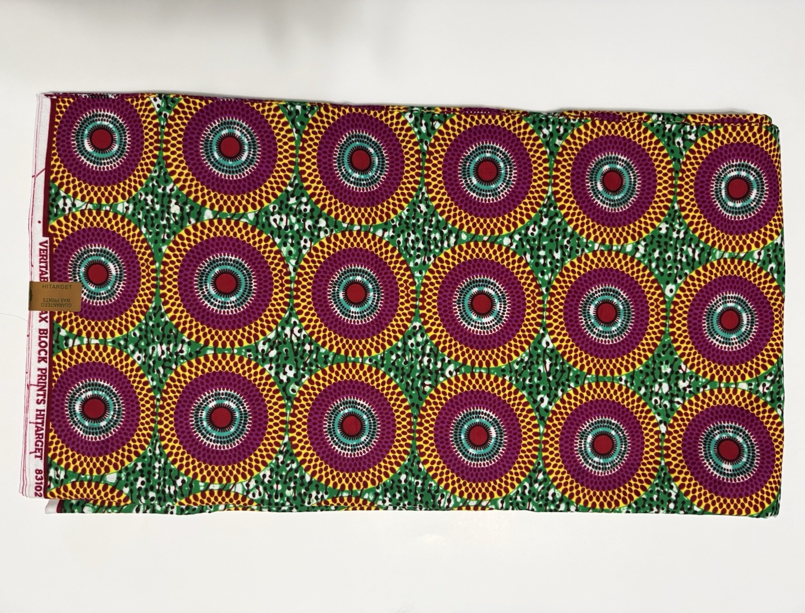 Ankara multicolors African print 6 yards 100% cotton ￼