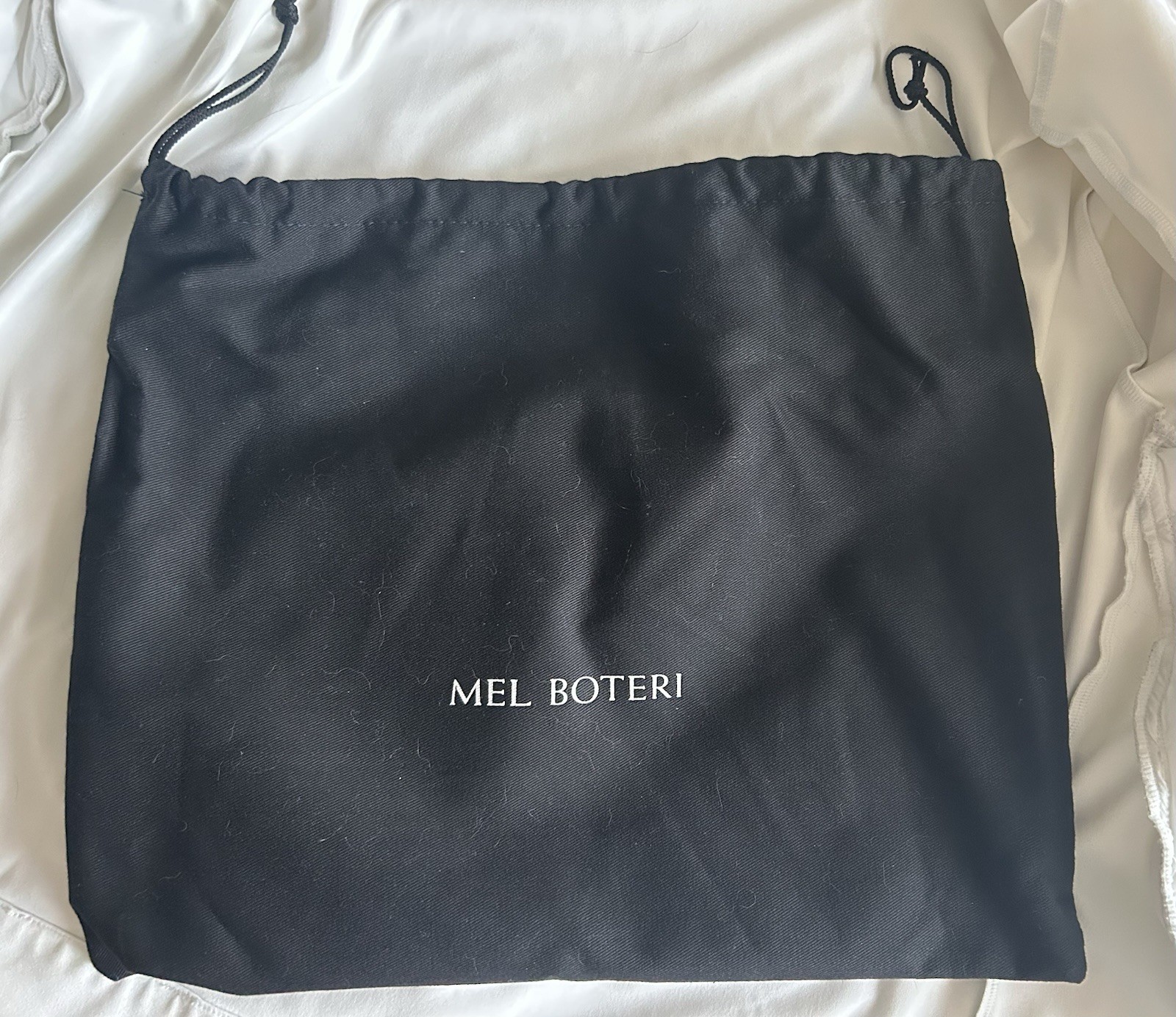 Mel Boteri Italian Leather Envelope Pouch 10×7 Gray w/ Dustbag- Appr 12.5 X 8.75