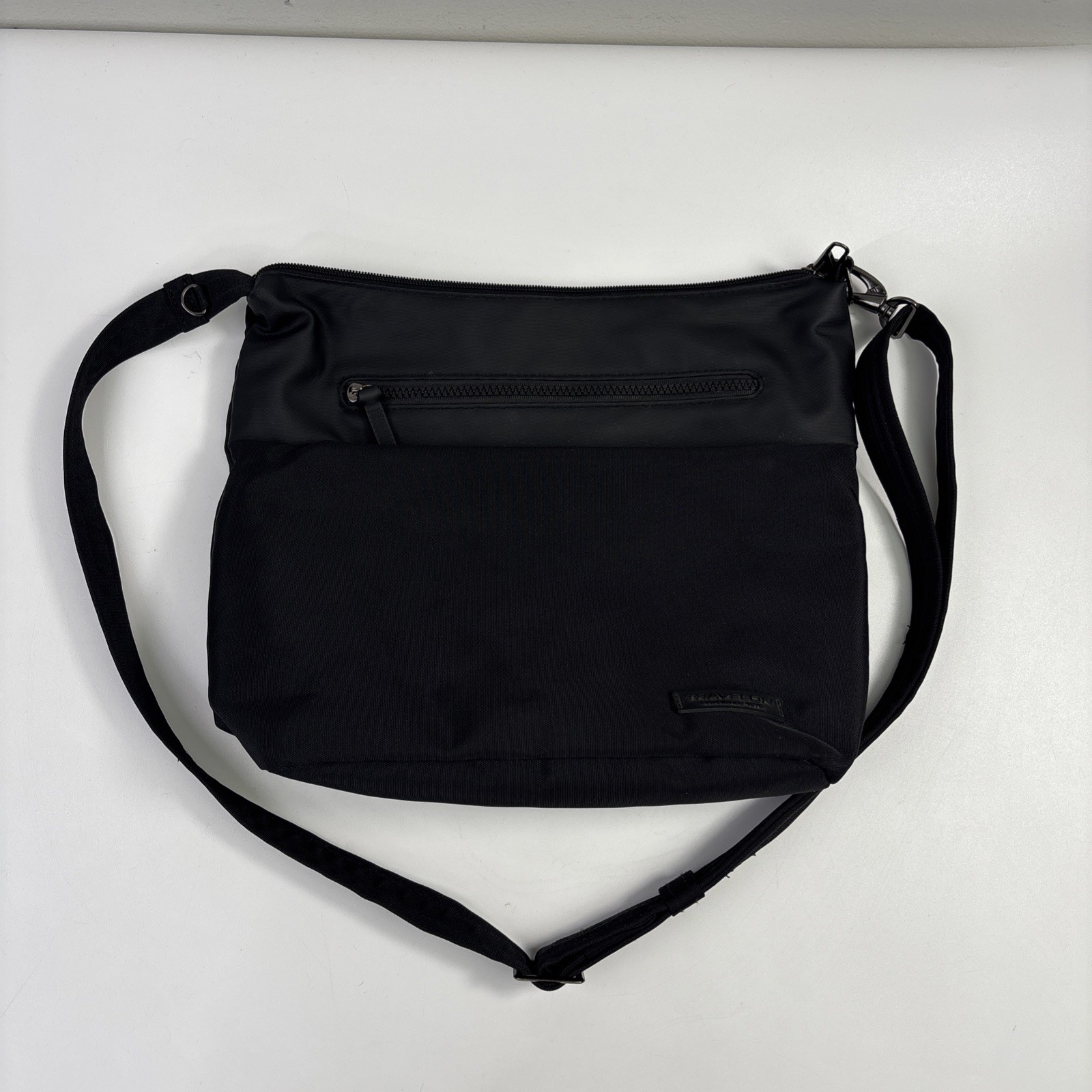 Travelon Anti-Theft Classic Crossbody Security Travel Bag Purse Black RFID