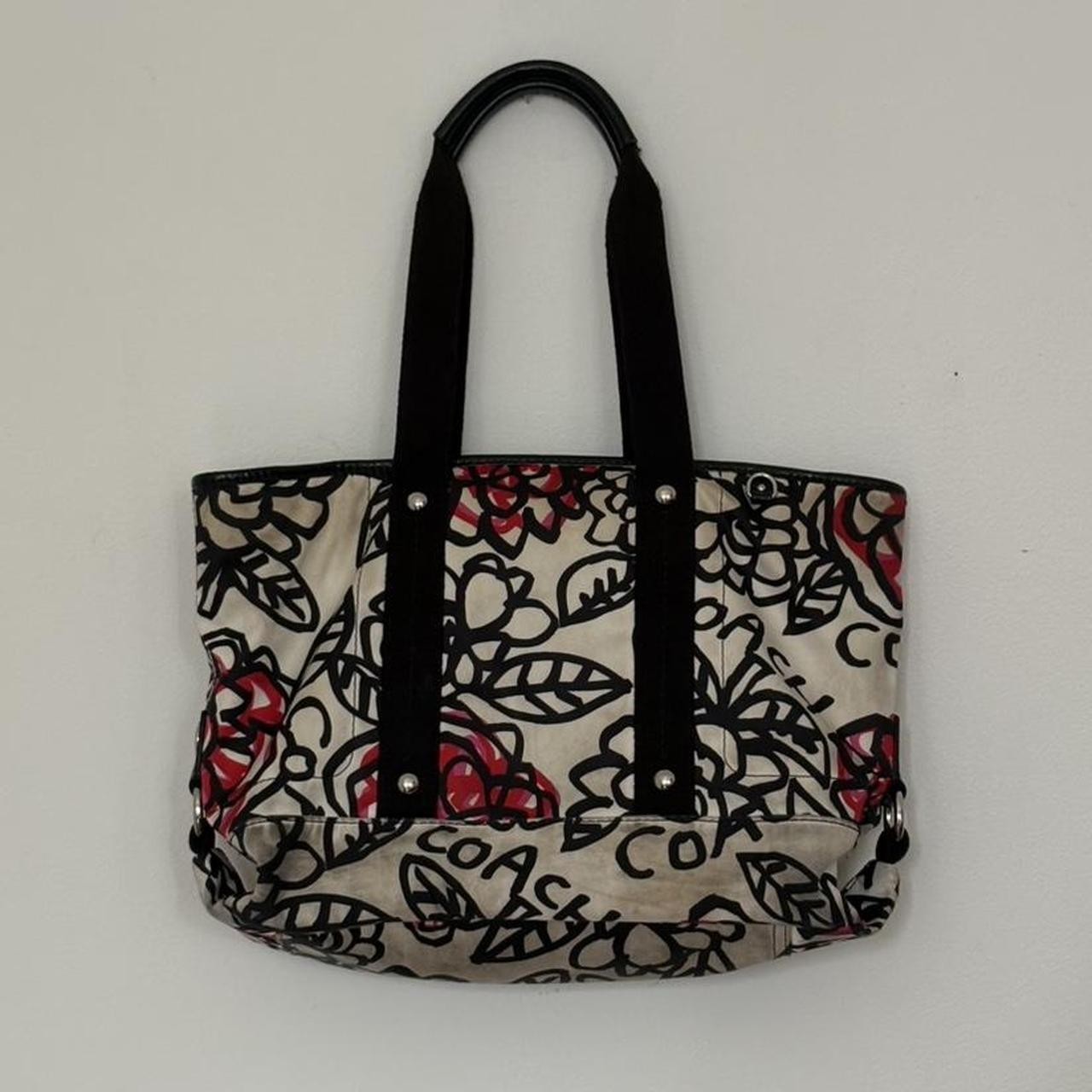 Vintage 2011 Coach Daisy Liquid Gloss Tattoo Floral Tote