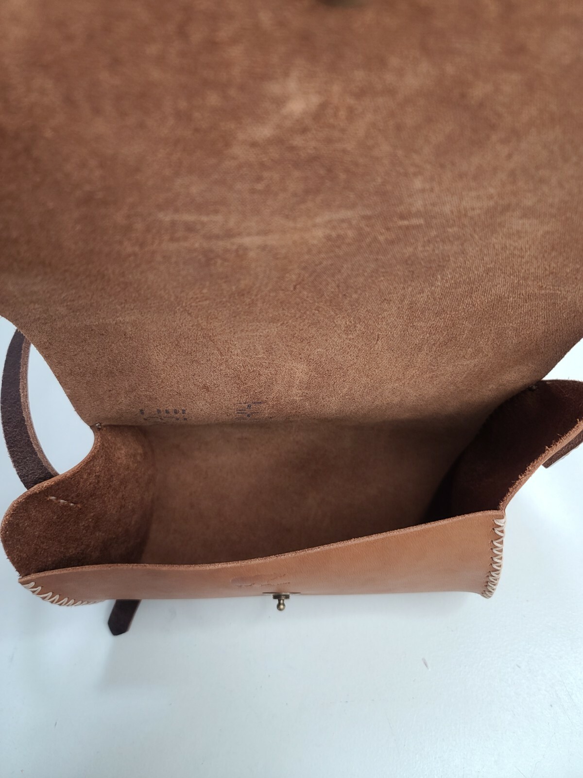 Bear Cub Leather Goods Roe Crossbody Brown Handmade