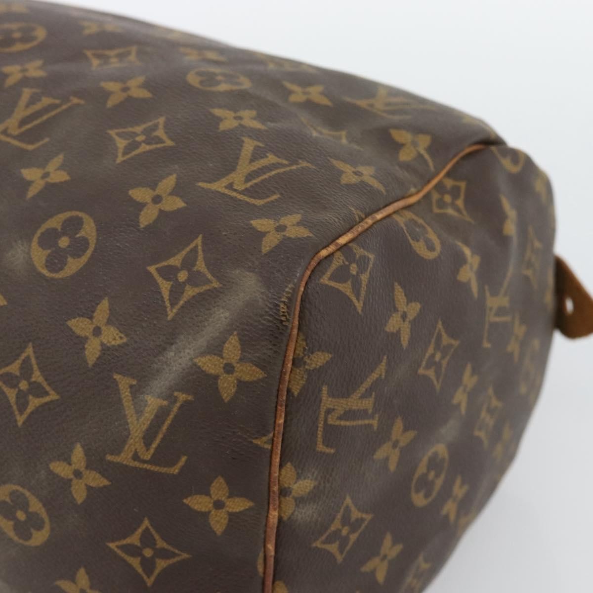 LOUIS VUITTON Monogram Speedy 30 Hand Bag M41526 LV Auth BA14647