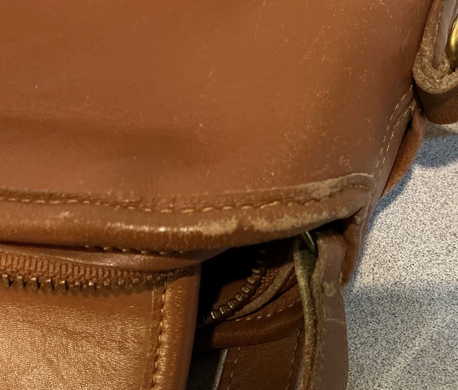 Vintage Coach Shoulder Bag Anderson F5D-9976 Tabac Leather Good Condition