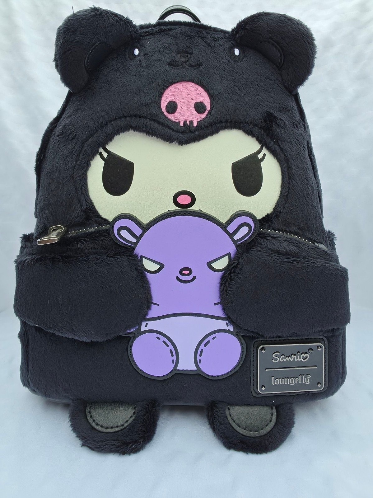 NWT Loungefly Sanrio Kuromi Bear Cosplay Mini Backpack