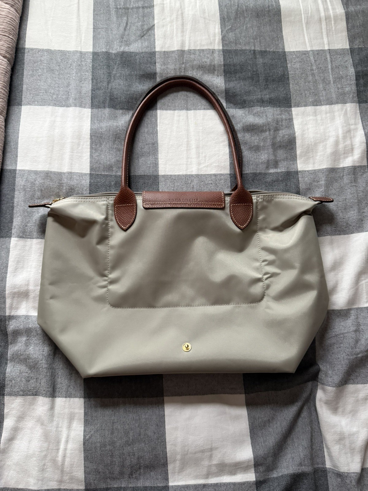 Le Pliage Original M Tote bag Pebble Color