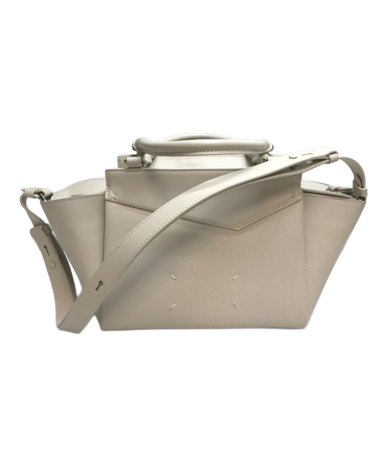 Maison Margiela Snatched Tote Bag SB3WD0008 Ivory #TFB1996