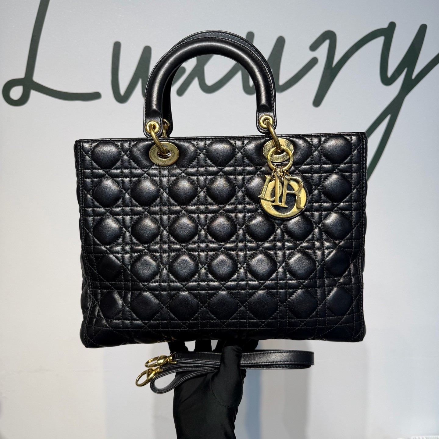 Dior Pre-Owned Authentic Luxury Handbag 32×25×11cm Free Tracked Shipping