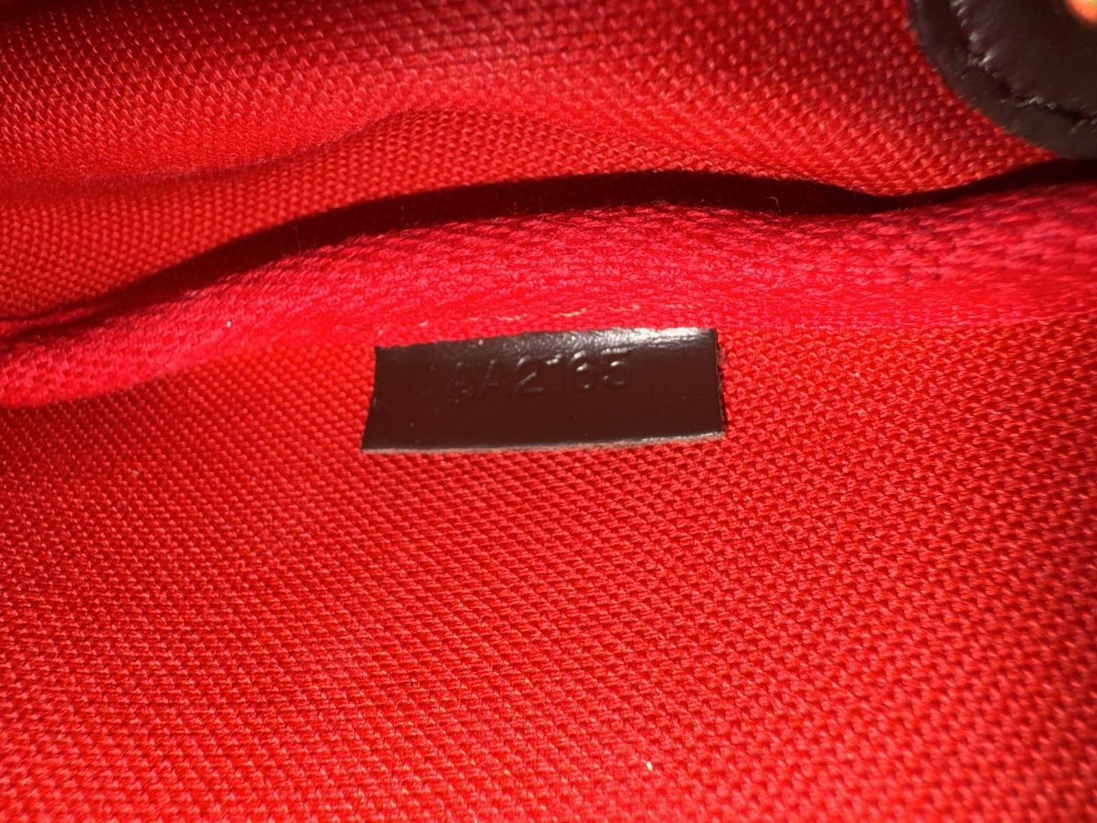 Genuine Louis Vuitton Eva Clutch Damier Ebene