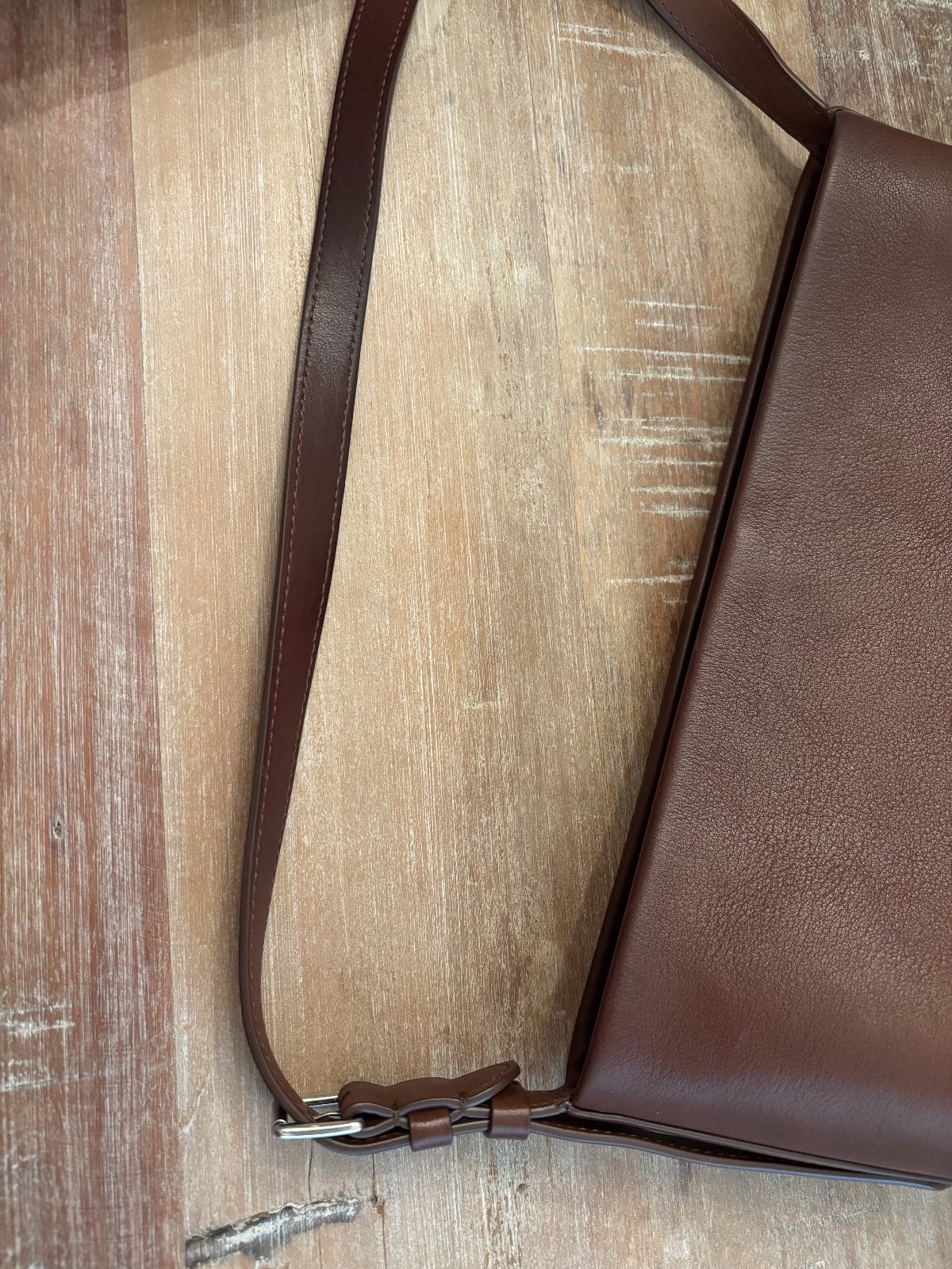 The Row N/S Park Tote Belt in Medium Smooth Leather (Adjustable Strap)