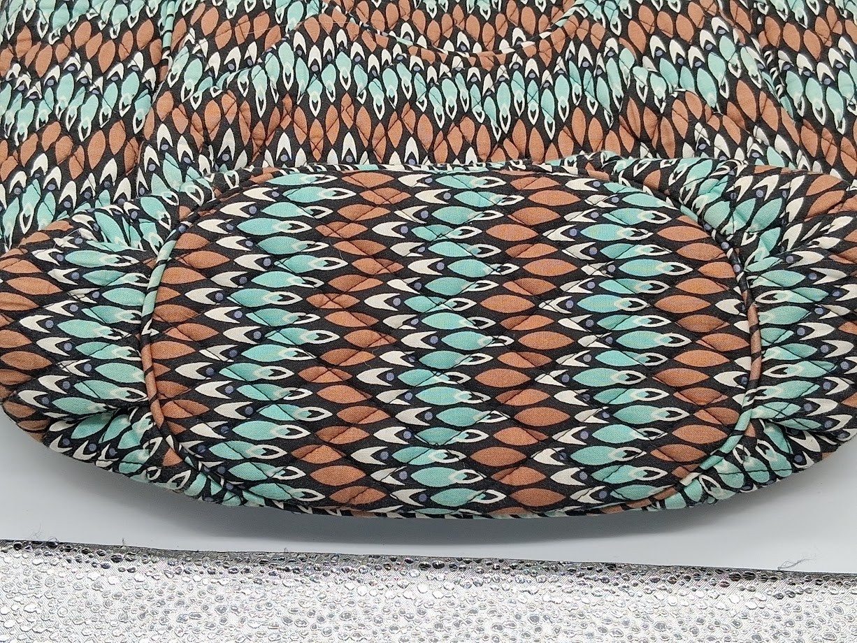 Vera Bradley “Sierra Stream” Double Strap Large Shoulder Bag -Retired 2015