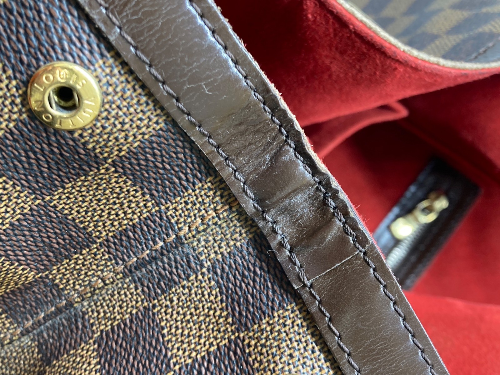 Louis Vuitton Hampstead MM N51204 Brown Bag Women’s #TFB3466