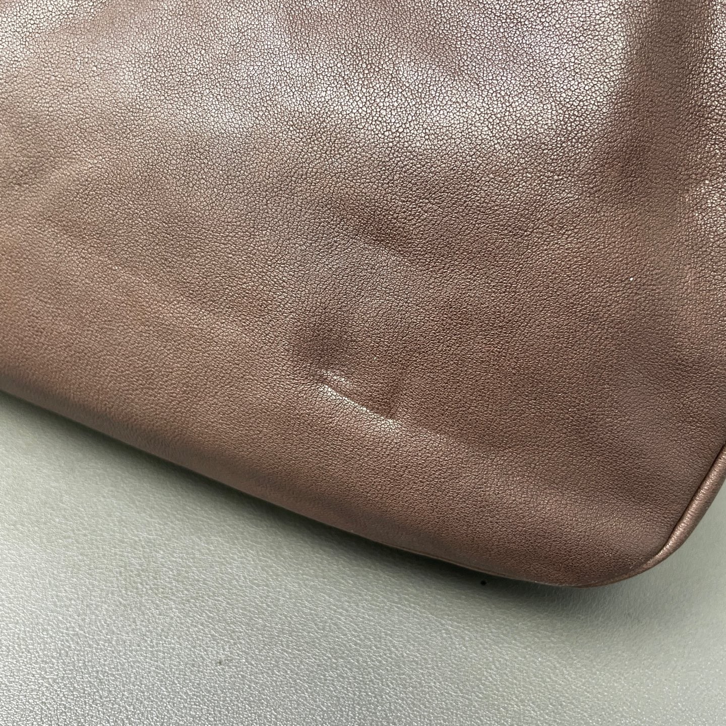 Miu Miu Pre-Owned Authentic Underarm Bag Wood Free Tracked Shipping