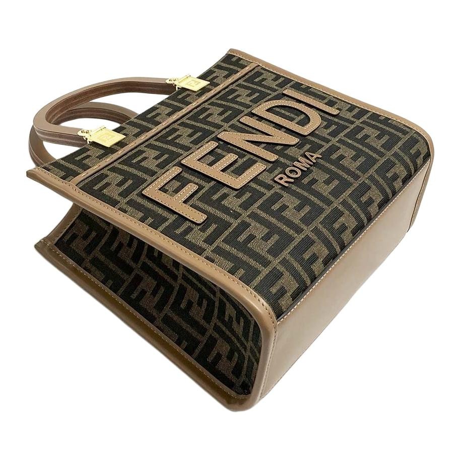 FENDI Handbags Brown Women 10.0 x 4.7 x 8.9 in