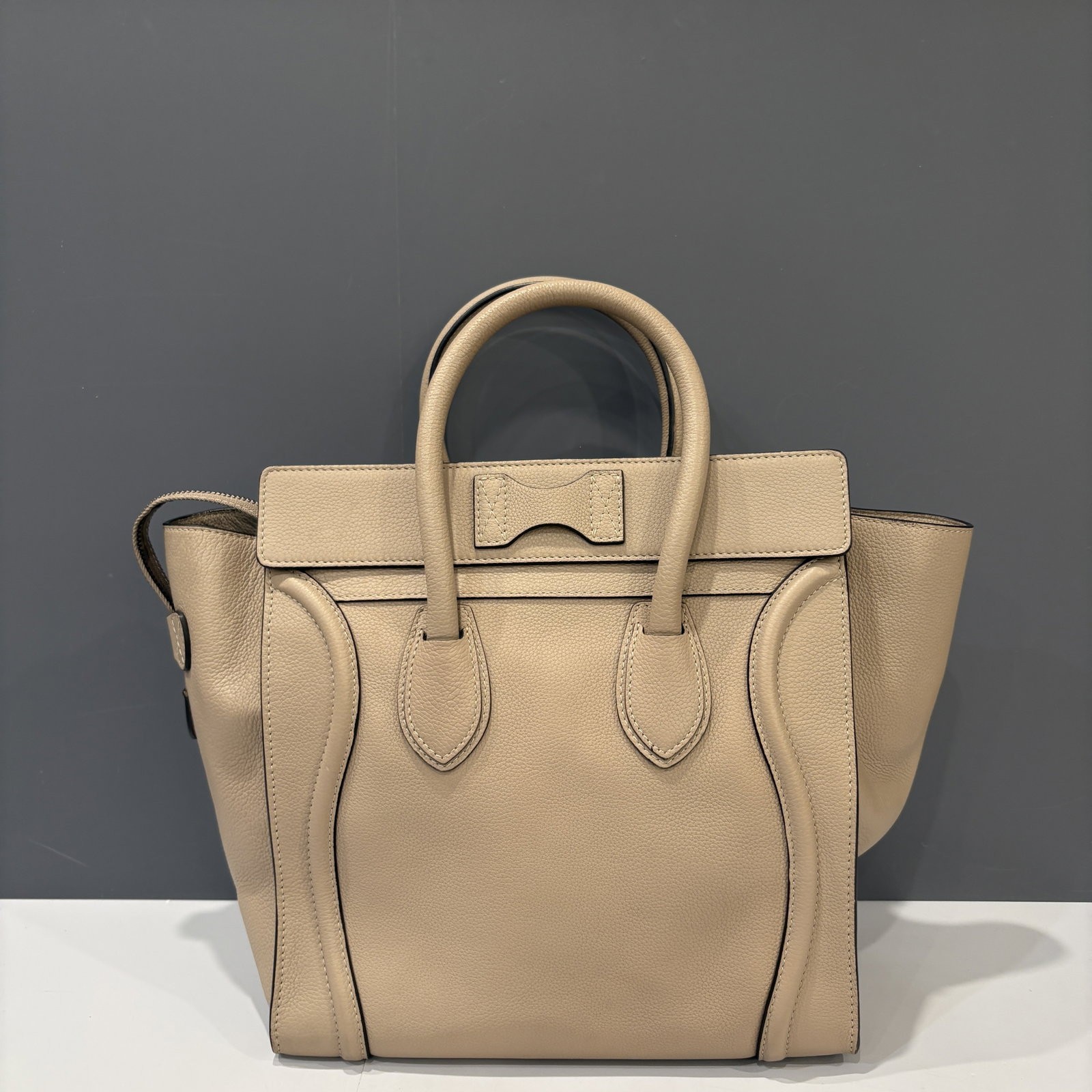 Celine Mini Luggage Grey Calfskin (qy030126b7)