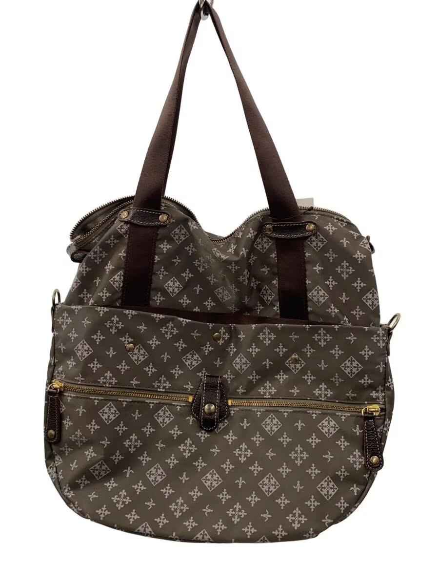 russet bag nylon BRW all-over pattern