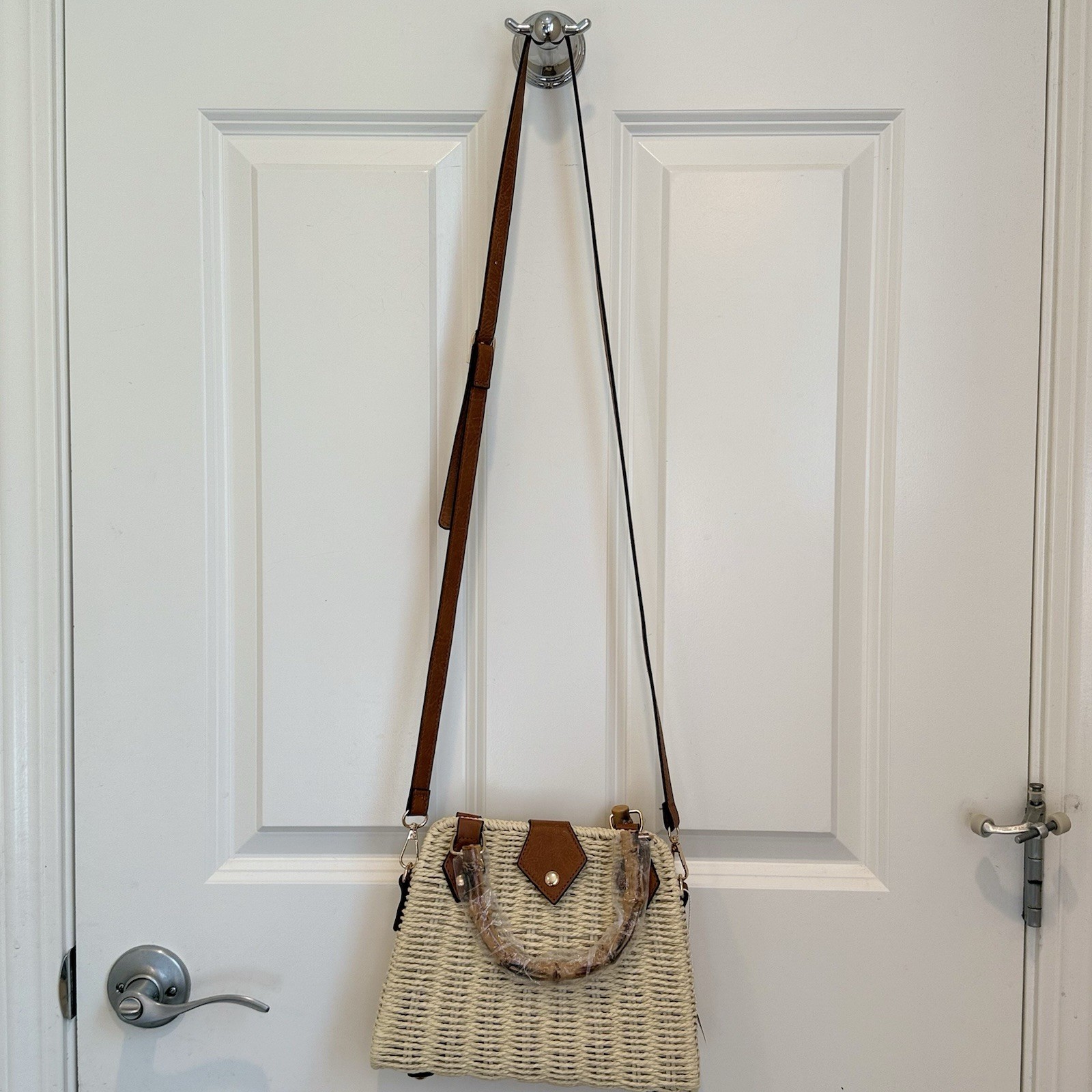 Intrend by Max Mara Bamboo-Handle Trapeze Bag Size: OS Spring /Summer