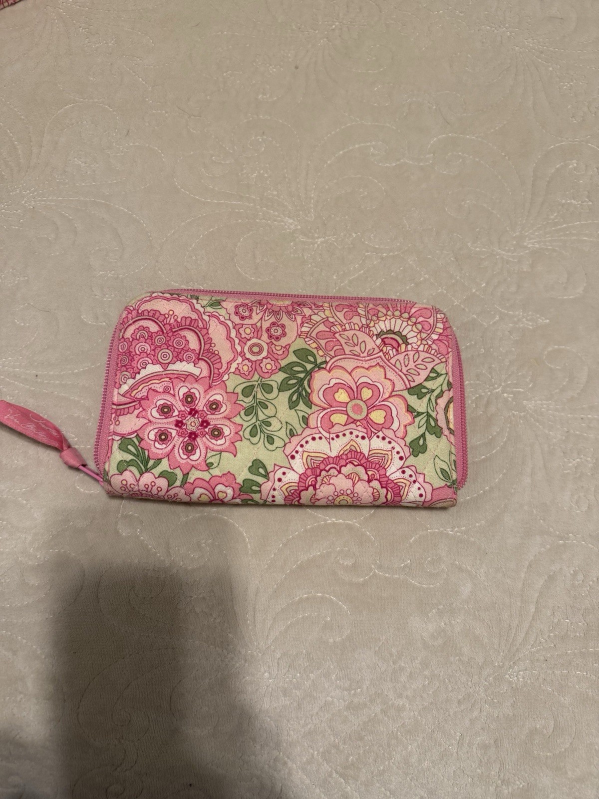 Vera Bradley Fall 2006 Petal Pink Quilted Crossbody Bag & Zip around Wallet