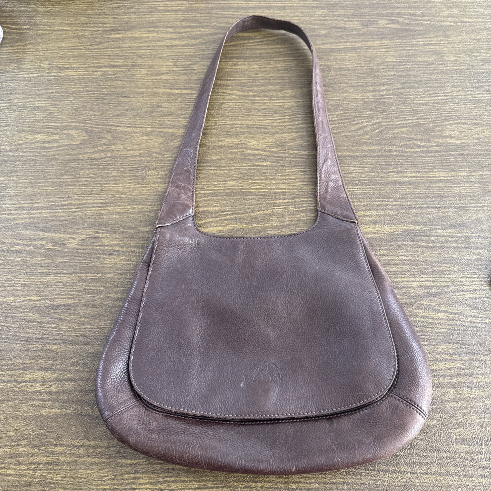 Y2K Bally Fine Leather Hobo Shoulder Bag – Beat