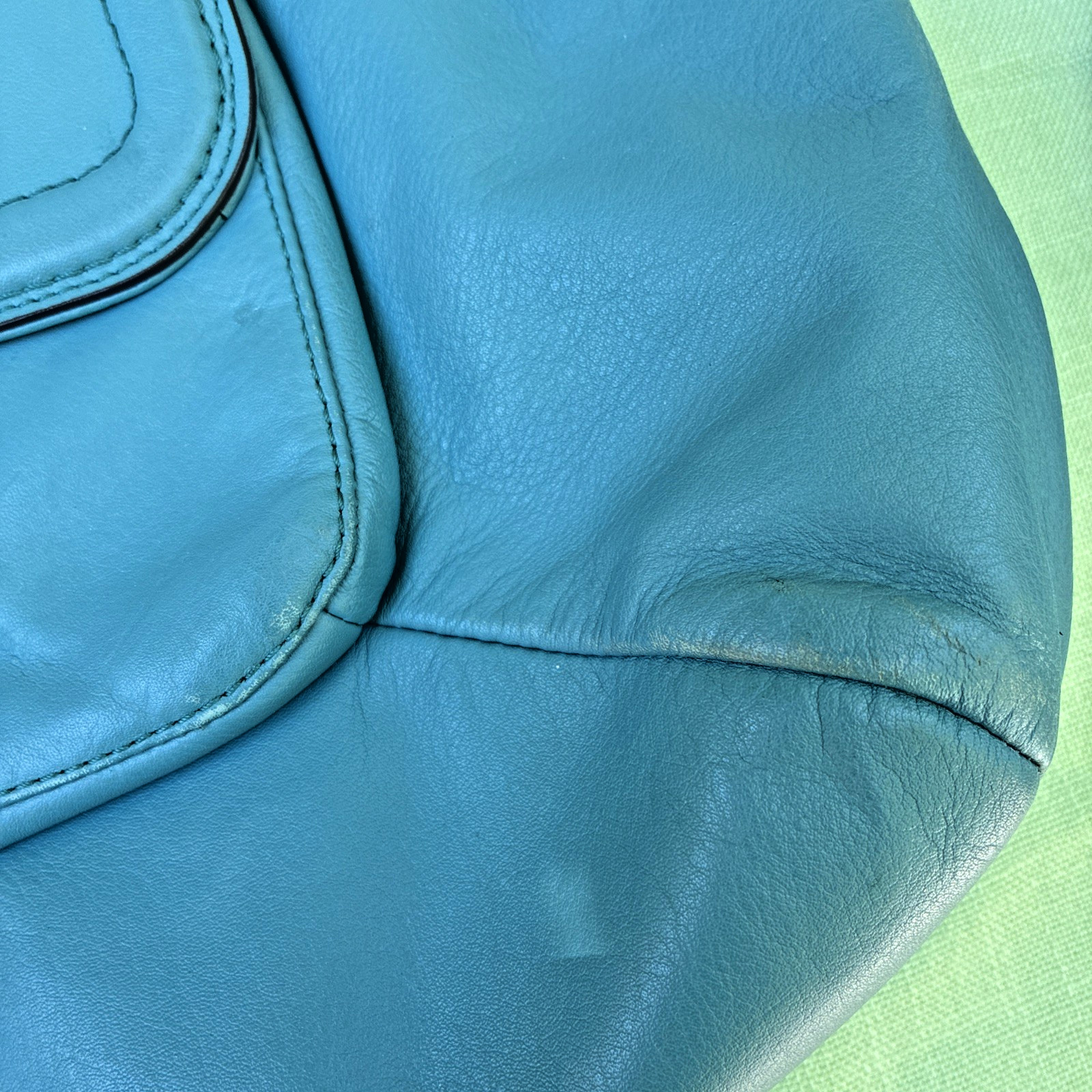 Coach Campbell Belle Carryall Shoulder Bag Teal/Robin Egg Blue F24961
