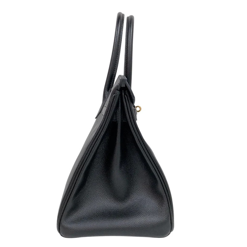 HERMES Birkin 30 Black Epsom Leather Handbag #OKB263