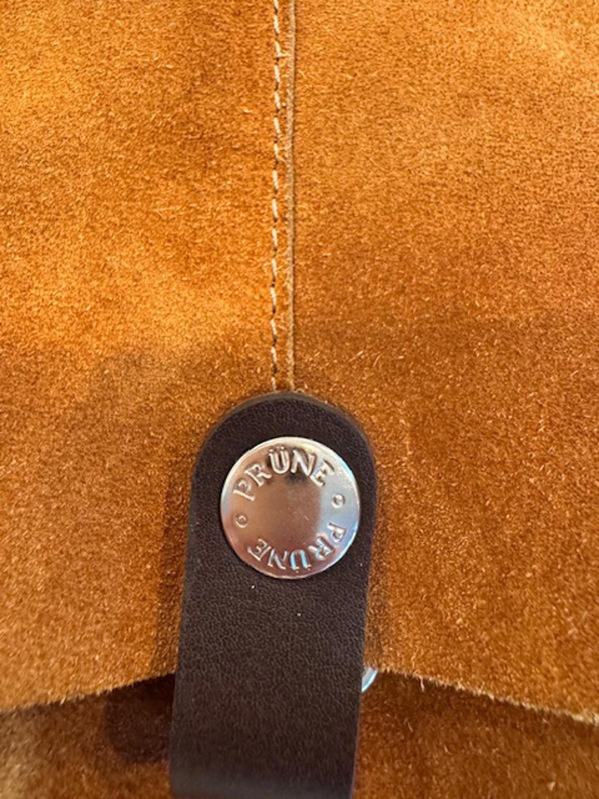 Prune Suede Crossbody Bag