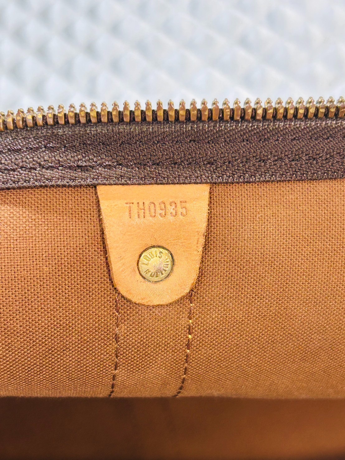 Louis Vuitton Keepall Bandouliere 55 Monogram Canvas Brown Boston Bag M41414 LV