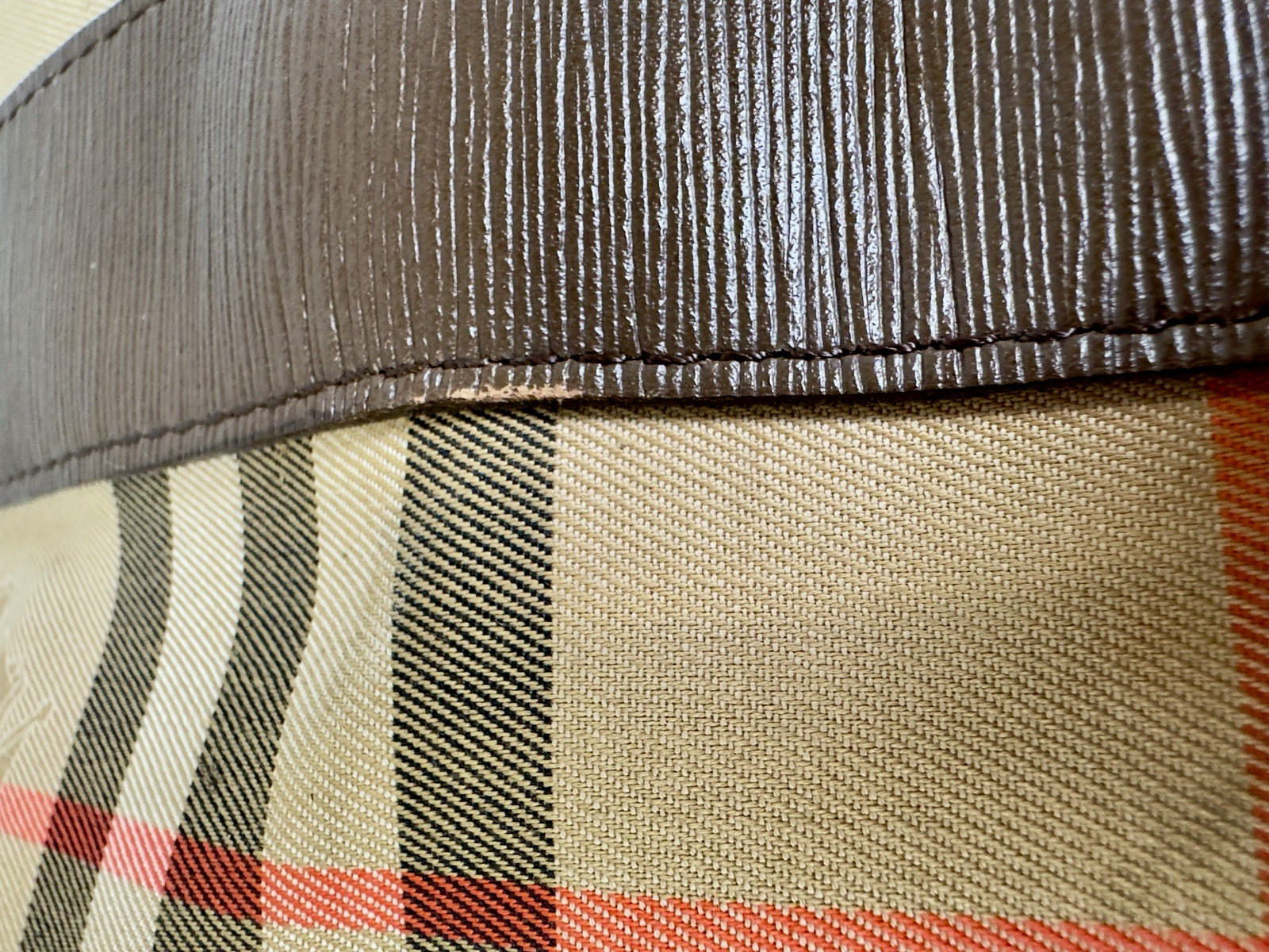 Burberry Vintage Horse Ferry Check Canvas Duffle Bag ~Includes COA~
