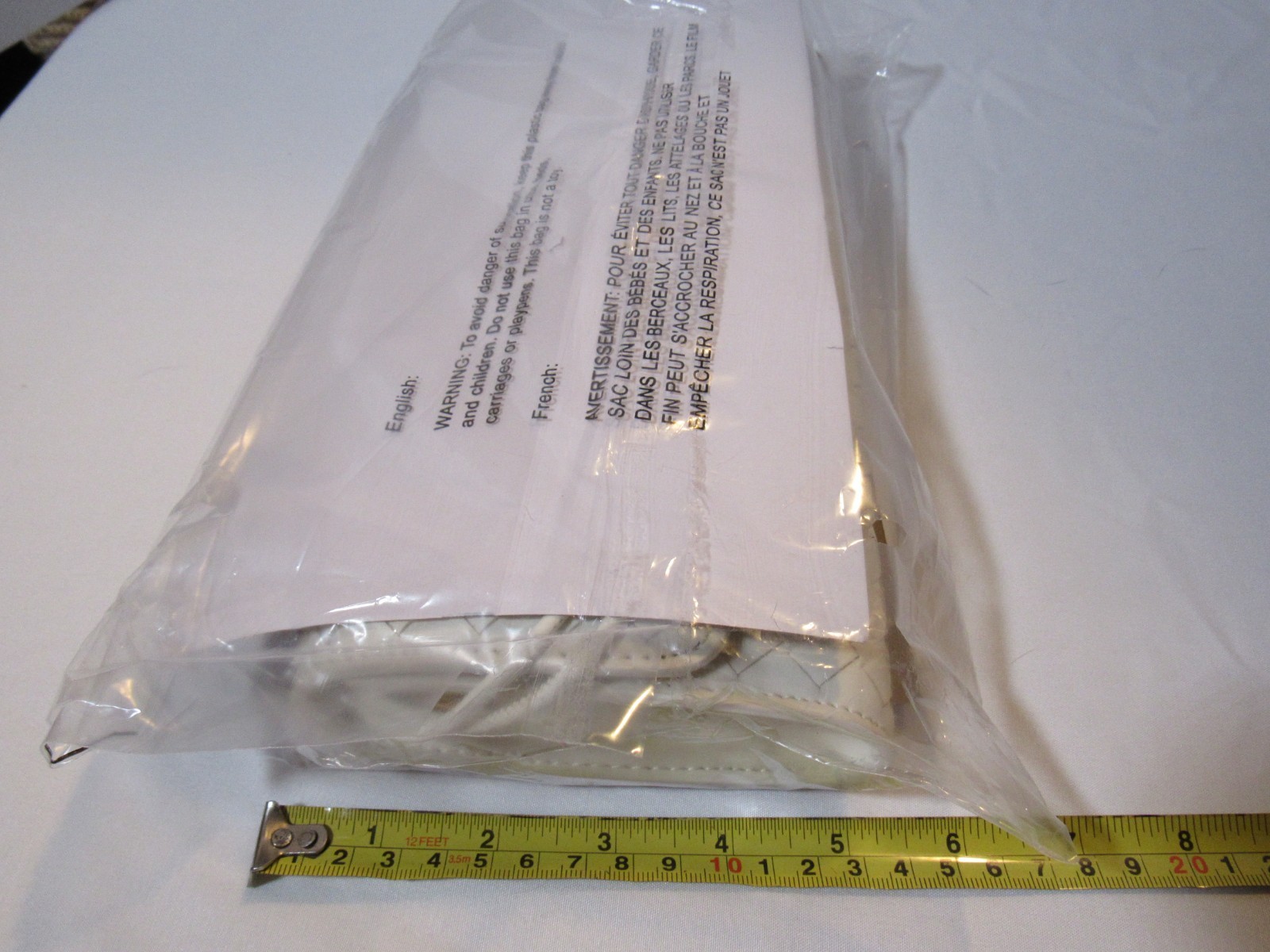 Few Moda East West THEIA Clutch with Crossbody Strap Cream Brand New in Bag