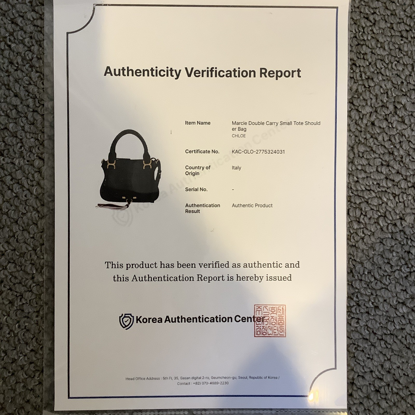 Chloe Marcie, Small, Black With Authenticity Card,Excellent Condition 🖤🖤🖤