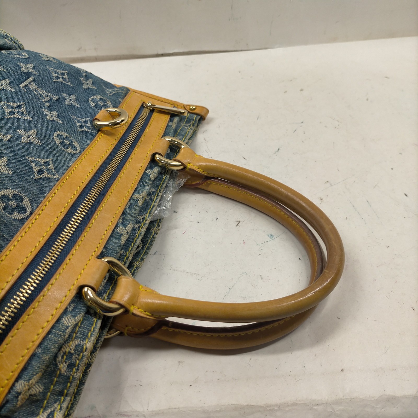 Louis Vuitton LV Tote Bag M95018 Flat Shopper Monogram Denim 2284152
