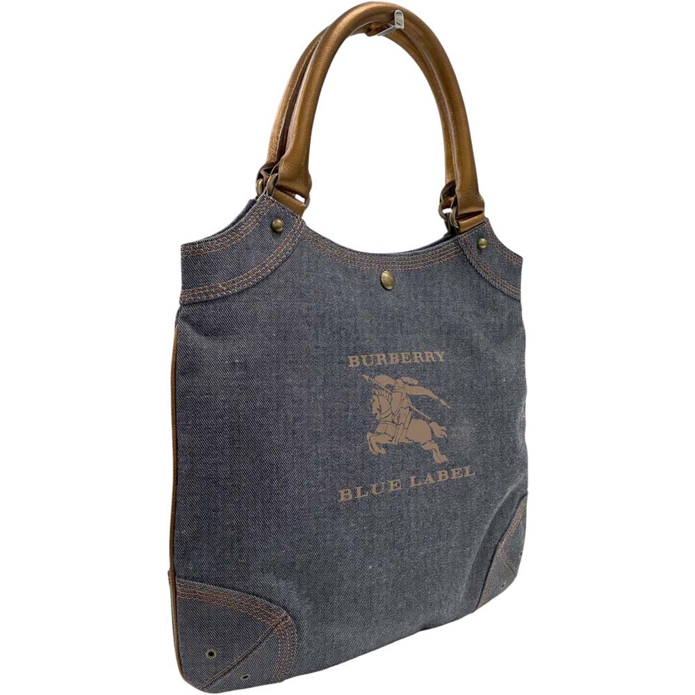 Burberry Denim Bag Indigo Handbag Women’s #KNB7416