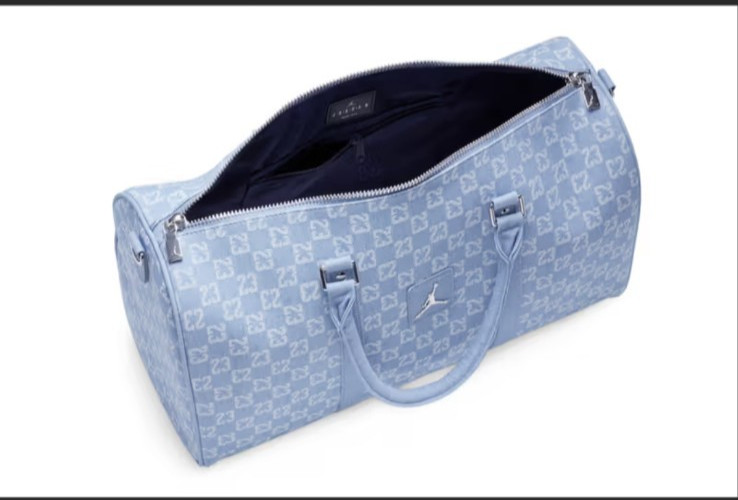 New Authentic Jordan Monogram 25L Duffle Bag *LIMITED EDITION DENIM Color*